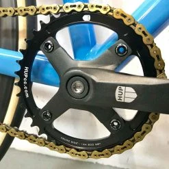 HUPcc HUP Track Chainrings: 38T/40T/42T 104bcd: Kids Velodrome Race Bikes