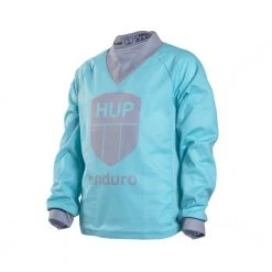 HUPcc HUP Enduro Children's Long-Sleeve MTB Jersey (Black, Red Or Blue)