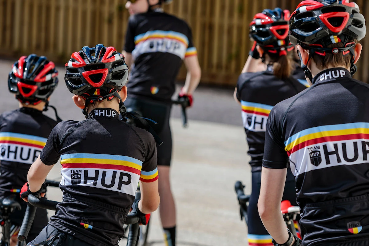 HUPcc TEAM HUP Kids Short Sleeved Cycling Jersey Brands 5 HUPcc TEAM HUP Kids Short Sleeved Cycling Jersey Brands